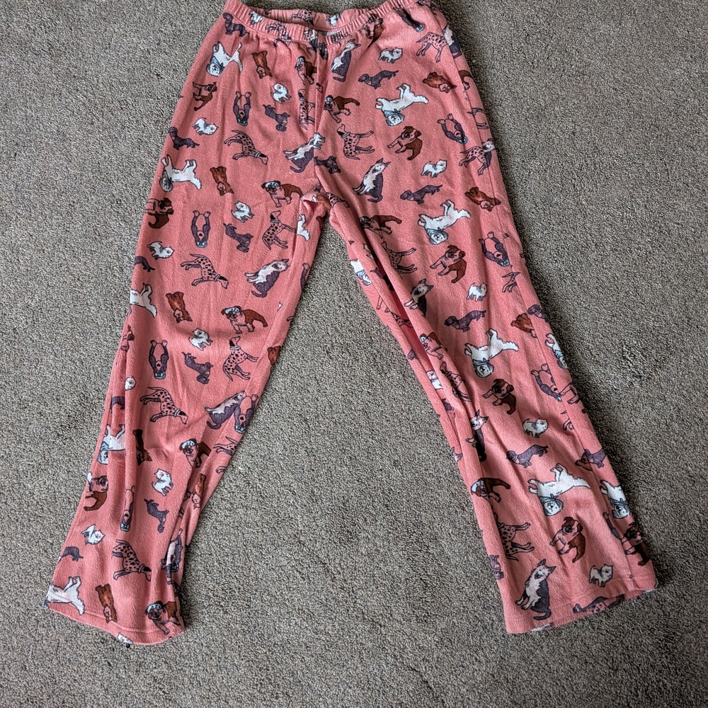 Wonder Nation Pink Dog Print Sweatpants